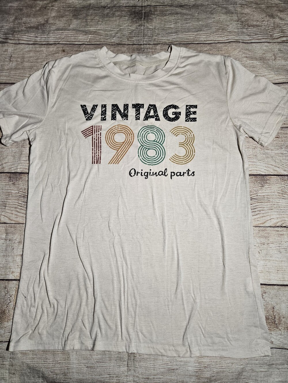 Vintage 1983 original parts graphic tee shirt